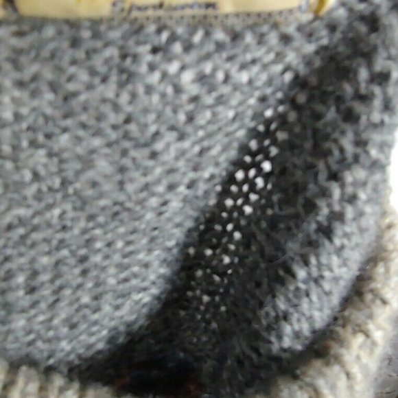 Vtg Nordic Fair Isle Ski Lodge Wool Mens Sweater - Picture 6 of 7